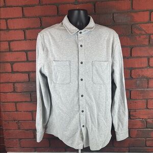 Laguna Men's Large‎ Warm Button-Up Top – Casual, Cozy